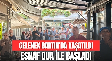 Esnaf Dua İle Başladı