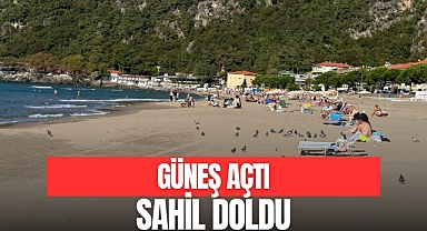 Güneş Açtı Sahil Doldu