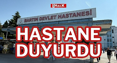 HASTANE DUYURDU