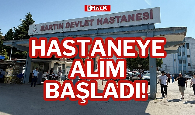 HASTANELERE ALIM BAŞLADI!