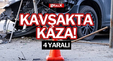 KAVŞAKTA KAZA!