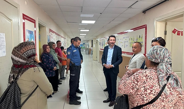 Kaymakam Çetin Velileri Dinledi