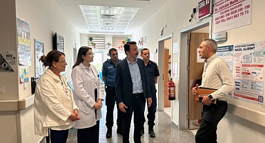 Kaymakam'dan Hastane Ziyareti