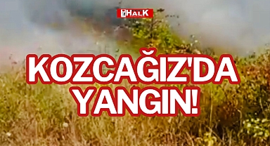 KOZCAĞIZ'DA YANGIN!