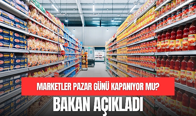 Marketler Pazar Günü Kapanıyor mu?