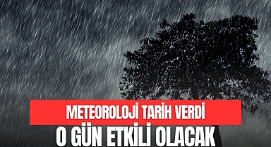 METEOROLOJİ TARİH VERDİ