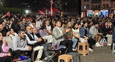 Milli heyecan Bartın'da yaşandı