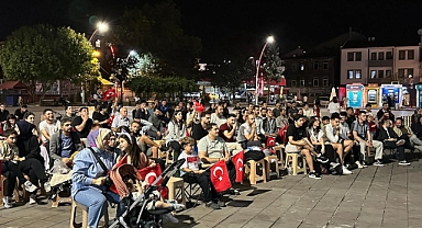 Milli heyecan Cumhuriyet Meydanında yaşandı