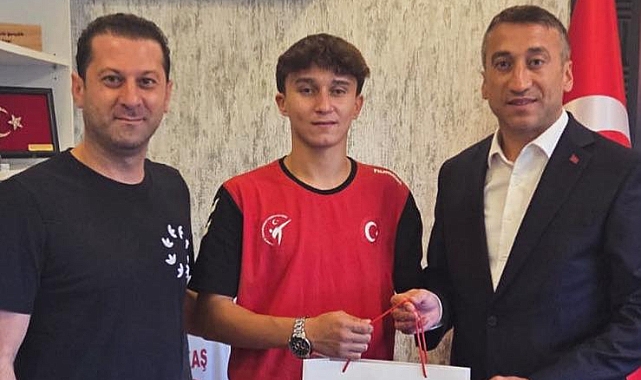 Milli Sporcu'dan Akkaş'a ziyaret