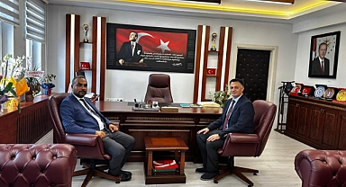 Müdür Rektör'ü Ağırladı