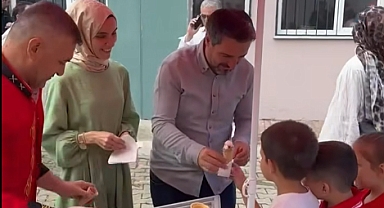 Öğrencilere Tatlı Sürpriz