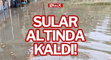 SULAR ALTINDA KALDI!