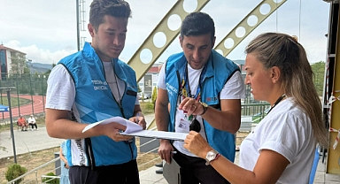 Triatlon heyecanı Bartın'da yaşandı