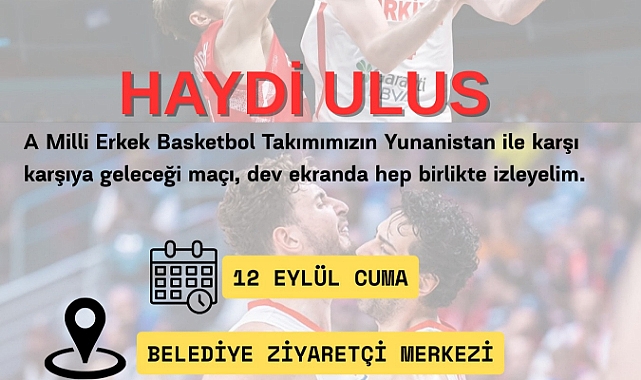 ULUS’TA MİLLİ HEYECAN DEV EKRANDA YAŞANACAK