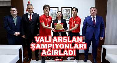 Vali Arslan Şampiyonları Ağırladı