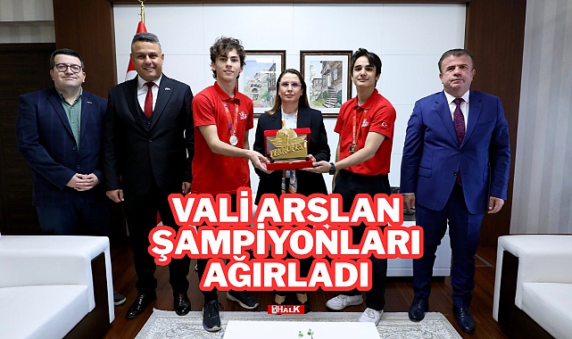 Vali Arslan Şampiyonları Ağırladı