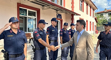 Vali Yardımcısından Jandarma Karakol’una ziyaret 