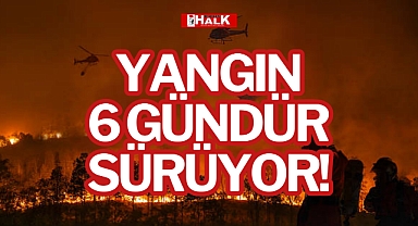 YANGIN 6 GÜNDÜR SÜRÜYOR!