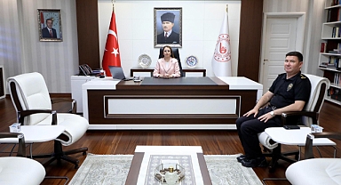 YENİ EMNİYET MÜDÜRÜ'DEN VALİ ARSLAN'A ZİYARET