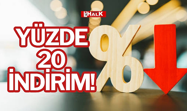 YÜZDE 20 İNDİRİM!