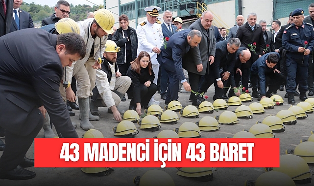 43 MADENCİ İÇİN 43 BARET