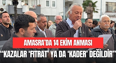 AMASRA’DA 14 EKİM ANILDI