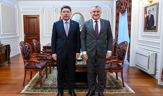 BAKAN TUNÇ, SPOR BAKANI İLE BİR ARAYA GELDİ