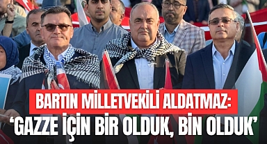 Bartın, Gazze İçin Tek Yürek Oldu