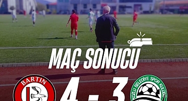 Bartınspor hazırlık maçını 4-3 kazandı