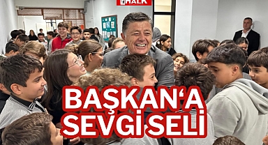 BAŞKAN‘A SEVGİ SELİ