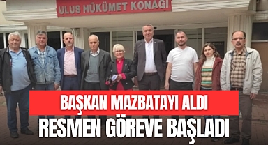 BAŞKAN GÖREVE BAŞLADI