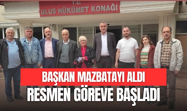BAŞKAN GÖREVE BAŞLADI
