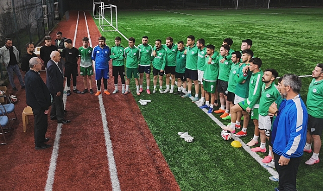 Başkan Karaman takımın idmanını izledi