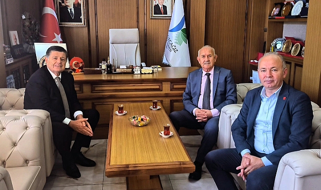 Başkan Yalçınkaya ve Akyol’dan Kozcağız Belediyesi’ne Ziyaret