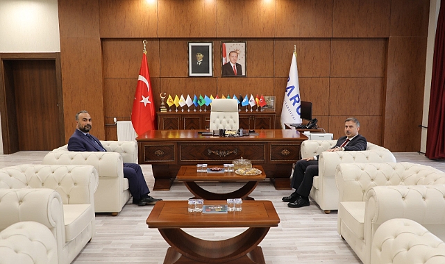 BAŞSAVCI'DAN REKTÖRE ZİYARET