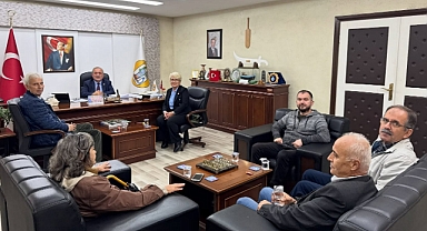 CHP İlçe Yönetiminden Başkan Uzun'a Ziyaret