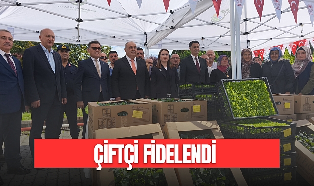ÇİFTÇİ FİDELENDİ