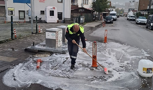 Çöp Konteynerleri Yıkandı