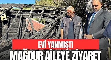 EVİ YANMIŞTI