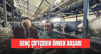 GENÇ ÇİFTÇİDEN ÖRNEK BAŞARI