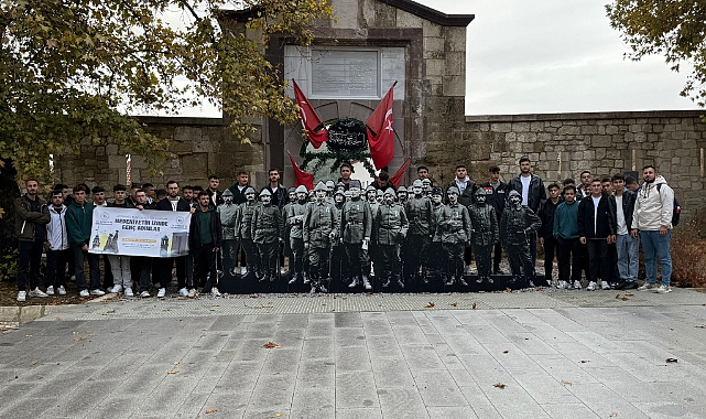 Gençler Çanakkale'de tarihi yolculuk yaptı