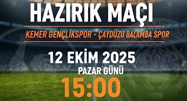 Kemergençlikspor 3.hazırlık maçı yapacak