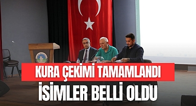 KURADA İSİMLER BELLİ OLDU
