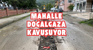 Mahalle Doğalgaza Kavuşuyor