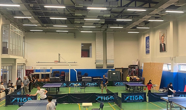 Masa tenisi il turnuvası tamamlandı