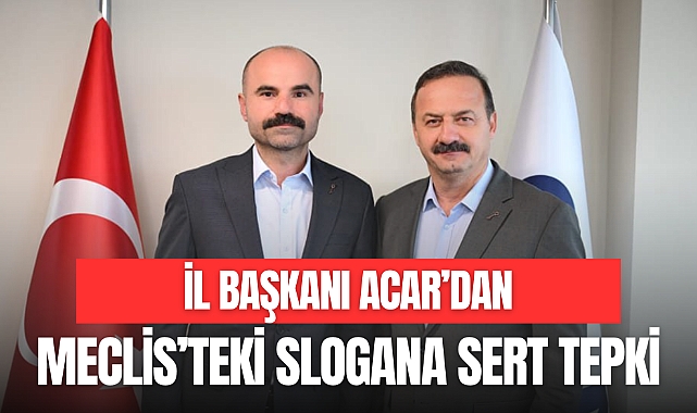 MECLİS'TEKİ SLOGANA SERT TEPKİ