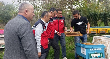 MÜDÜR'DEN ÜRETİCİYE ZİYARET