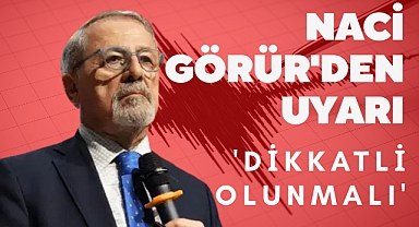 Naci Görür'den Uyarı