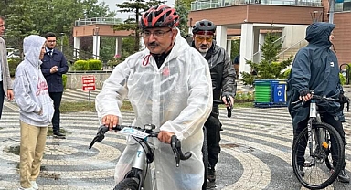 Pedaldaşlar zor sürüş yapıyor