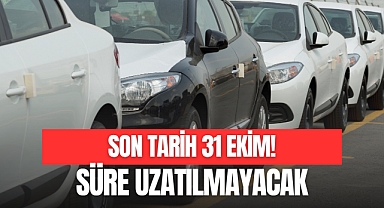 SON TARİH 31 EKİM!